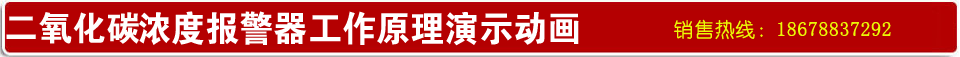 二氧化碳气体报警器工作原理演示动画